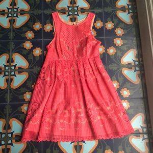 Free People Rocco Dress in Cherry